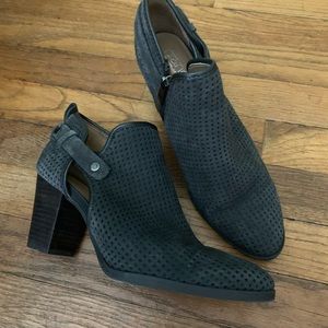 Franco Sarto Grey Suede Boots 7.5M